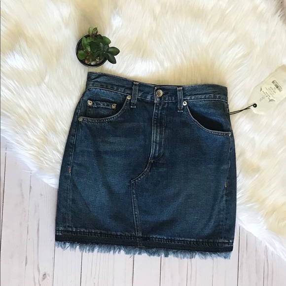 rag & bone Dresses & Skirts - RAG & BONE- Dive Fringe Hem Skirt